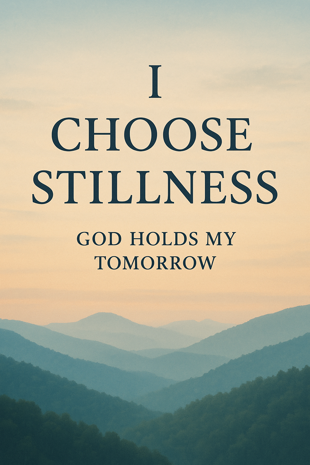 I choose Stillness Journal book by Vincent Omondi